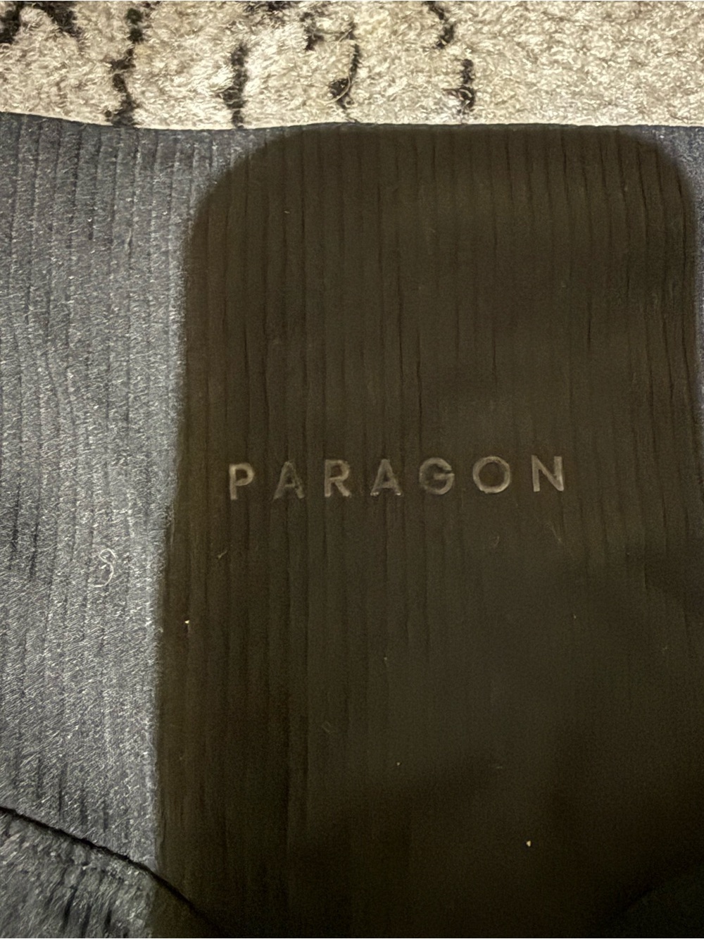 PARAGON Black Ribbed Slip-On Insole - Picture 2 of 3